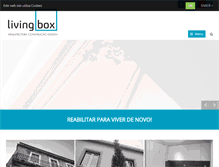 Tablet Screenshot of livingbox.pt